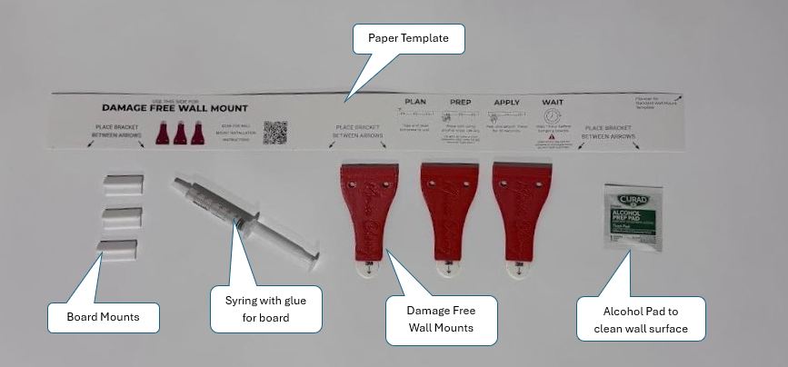 Damage Free Wall Mount Kit