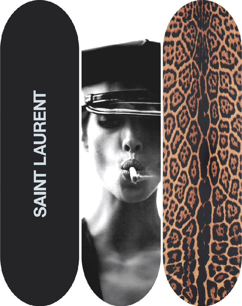 YSL X SMOKING GIRL X LEOPARD